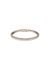 Tennis deluxe bracelet round cut white rose gold-tone plated - Swarovski