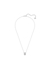 Millenia necklace octagon cut white rhodium plated - Swarovski