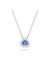 Millenia necklace blue rhodium plated - Swarovski