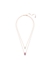 Millenia layered necklace octagon cut rose gold-tone plated - Swarovski