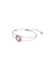 Sunshine bracelet pink rhodium plated - Swarovski