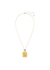 Orbita necklace square cut multicoloured gold-tone plated - Swarovski