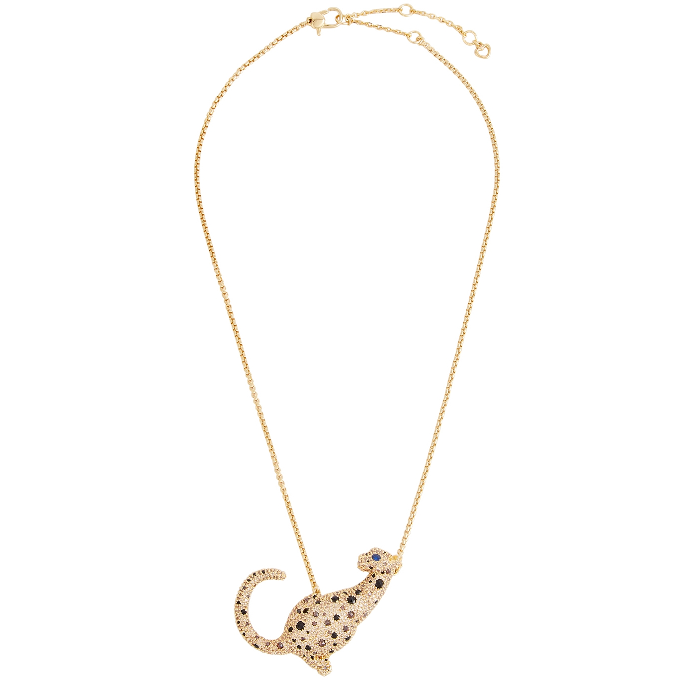 Kate Spade New York Leopard Embellished Gold-tone Necklace - Multicoloured - One Size