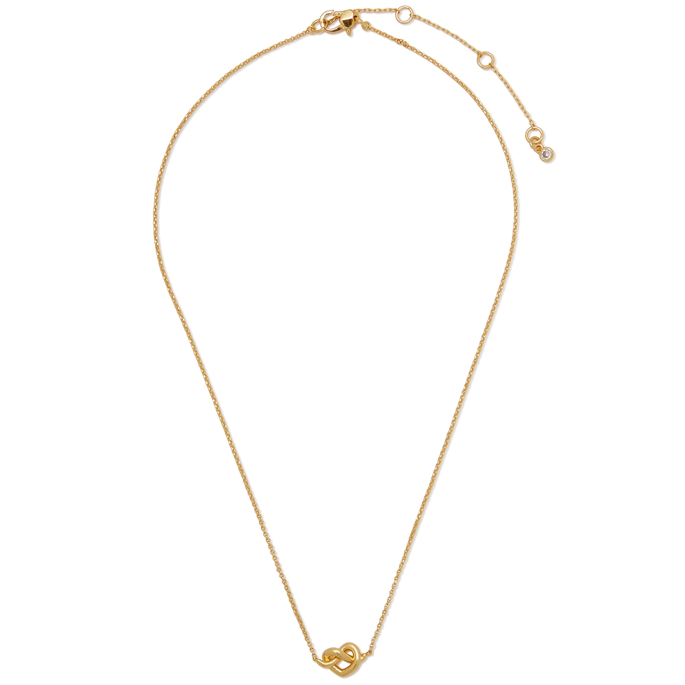 Kate Spade New York Love Me Knot Necklace - Gold - One Size