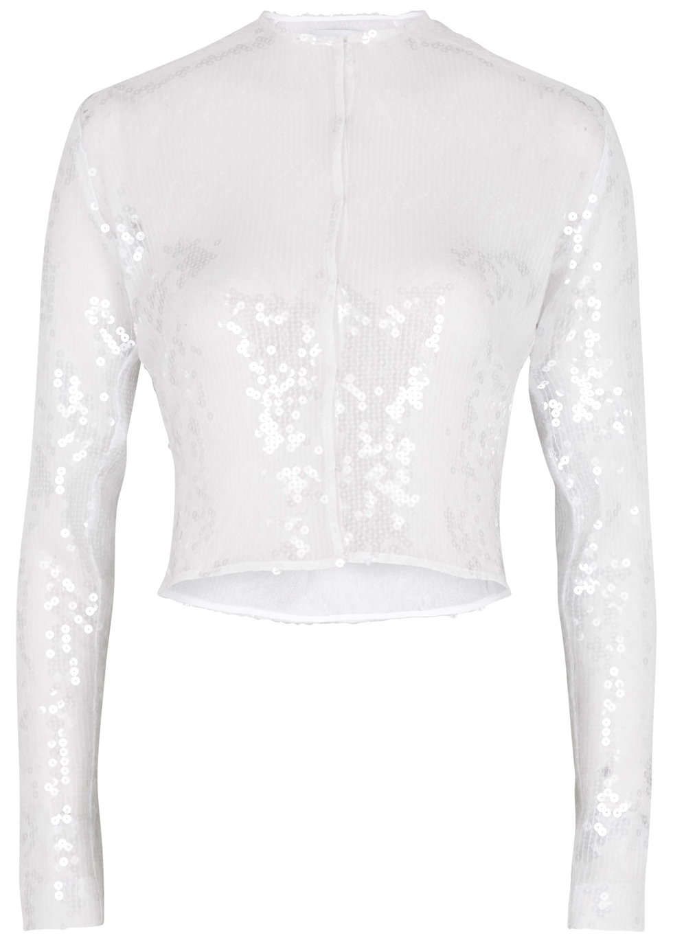 16 Arlington Keid white sequin cardigan - Harvey Nichols