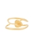 Fl-oral 18kt gold-plated bracelet - Anissa Kermiche