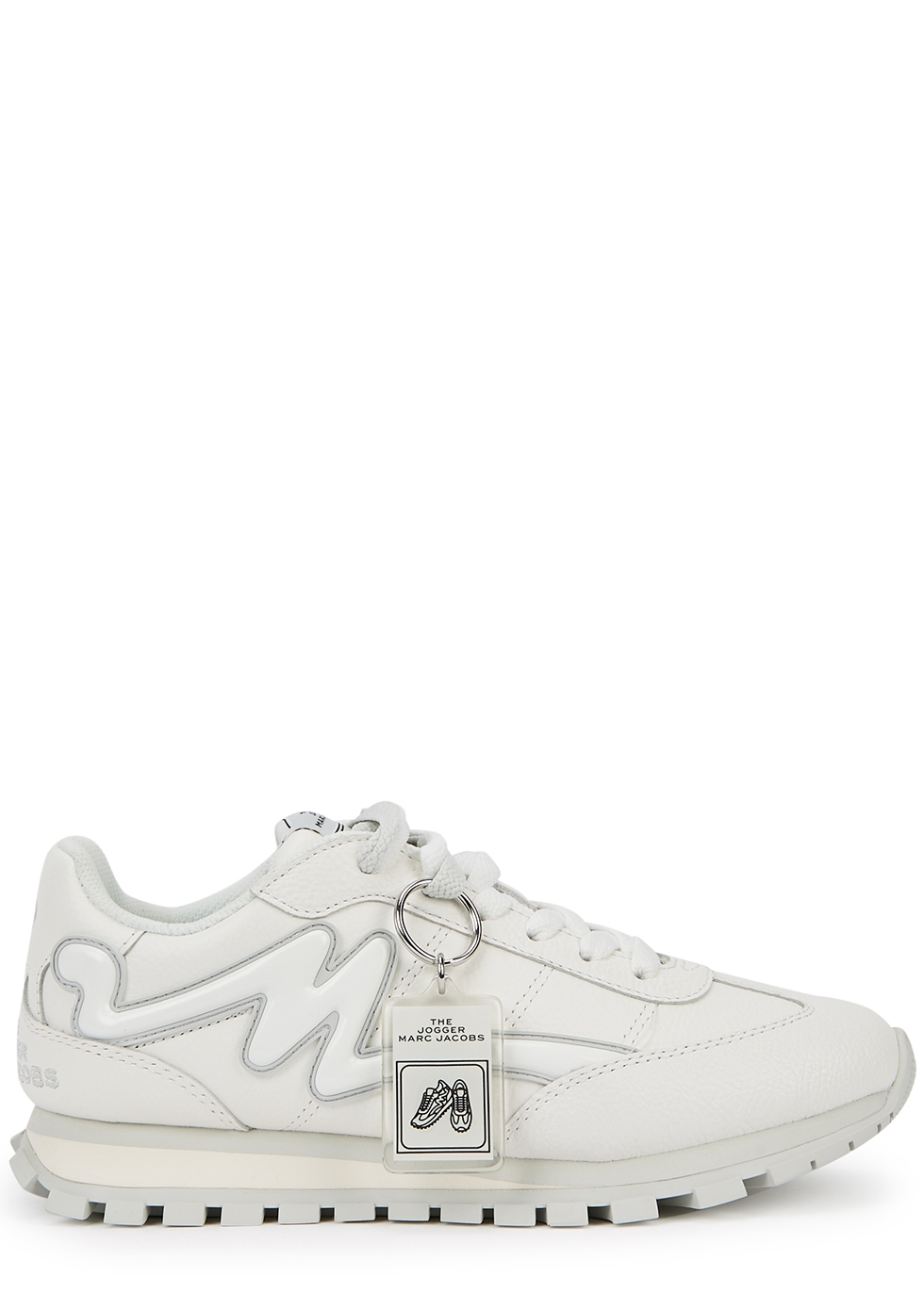 Marc Jacobs The Jogger white leather sneakers