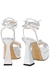 Double Bow 140 embellished leather platform sandals - MACH & MACH
