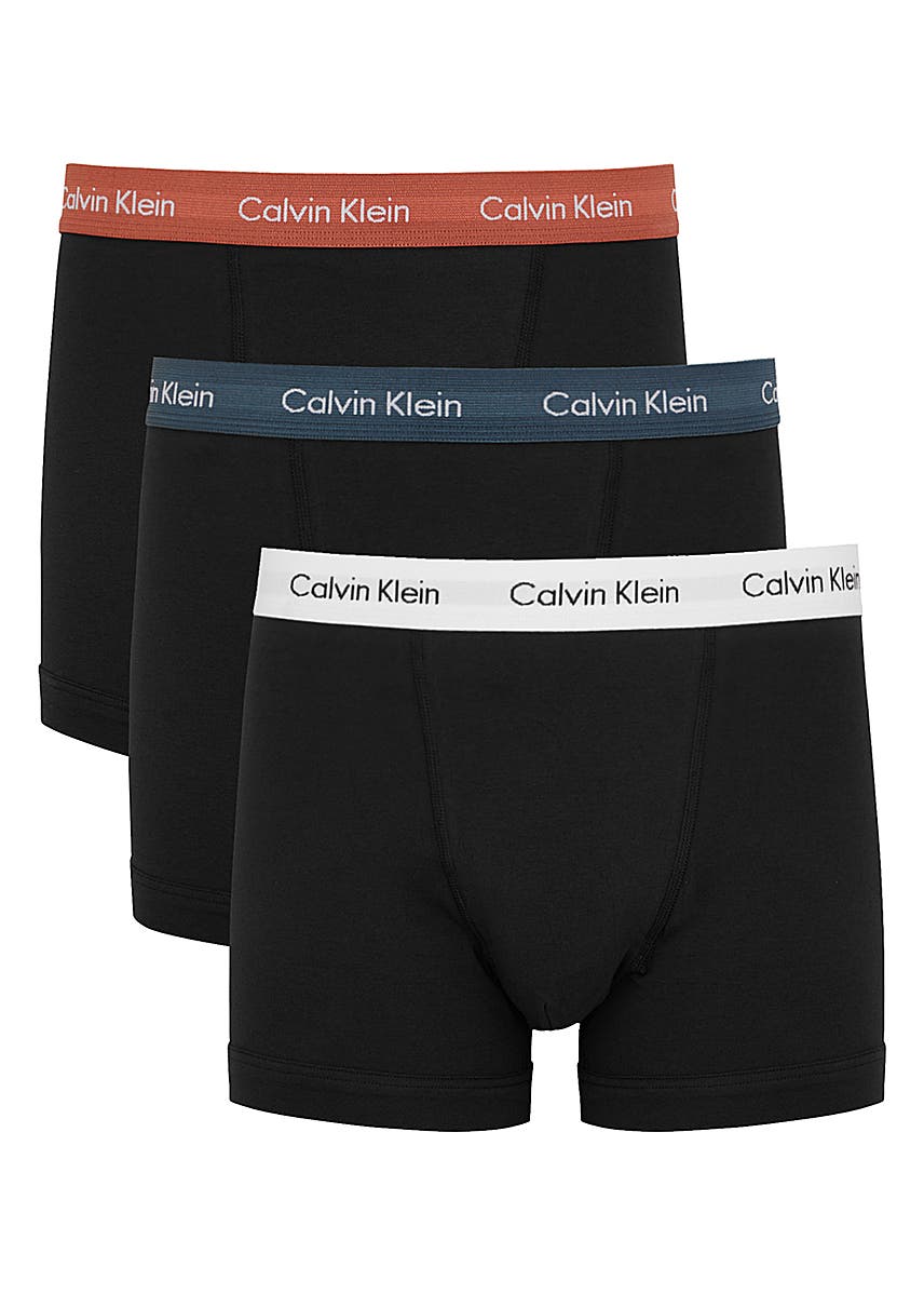 Calvin Klein Stretch cotton boxer briefs - set of three - Harvey Nichols