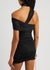 One-shoulder ruched stretch-jersey mini dress - Alexander Wang