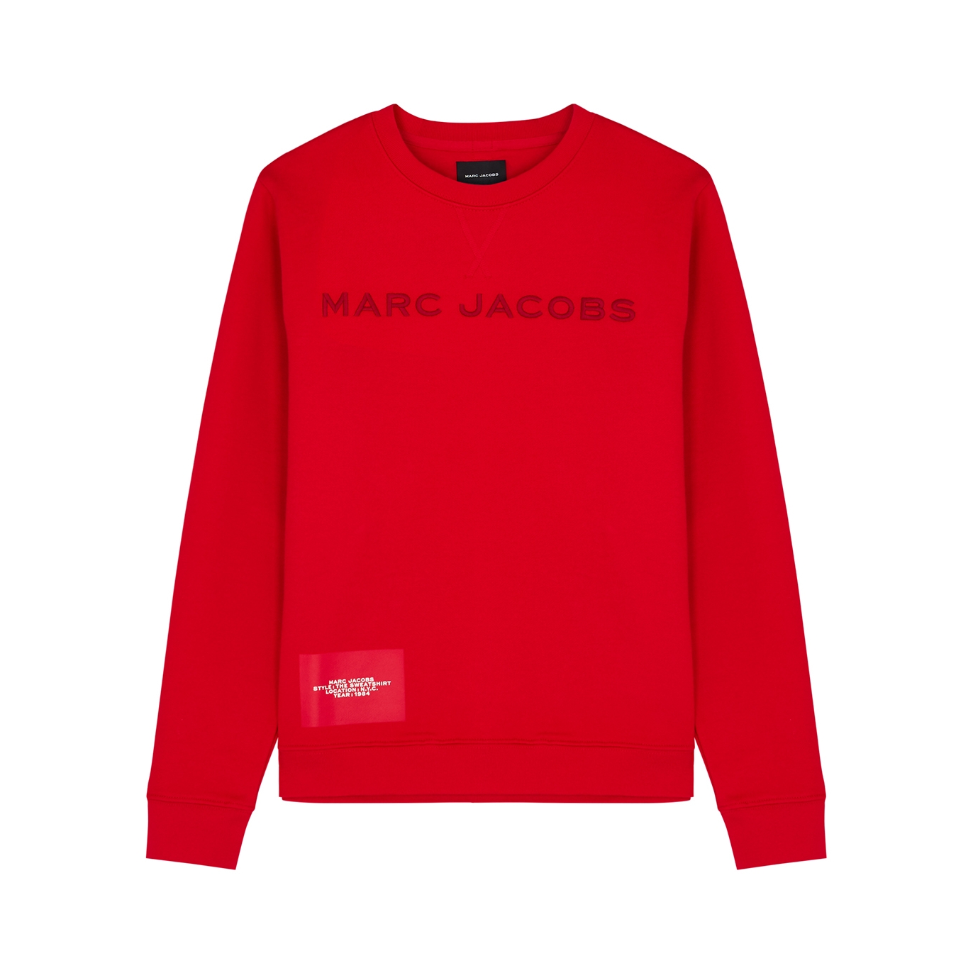 Marc Jacobs The Sweatshirt Logo Cotton Sweatshirt