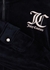 KIDS Navy logo half-zip velour sweatshirt (7 years) - Juicy Couture
