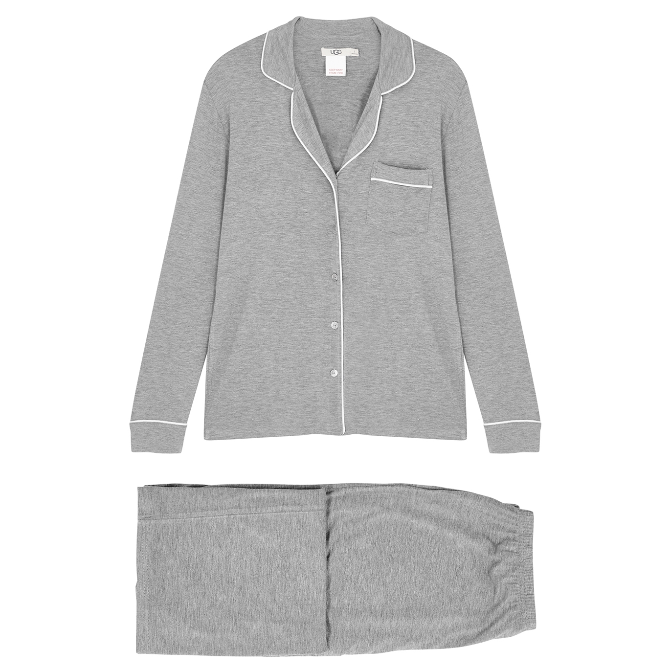 Ugg Lenon II Stretch-jersey Pyjama Set - Grey - M