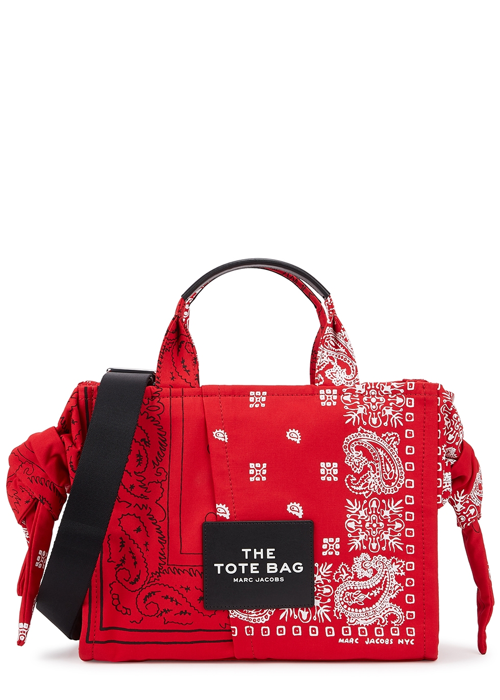 Marc Jacobs The Bandana Tote small red canvas tote