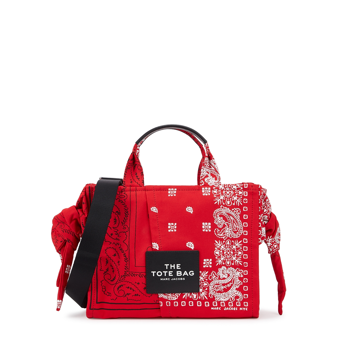 Marc Jacobs The Bandana Tote Medium Canvas Tote - RED