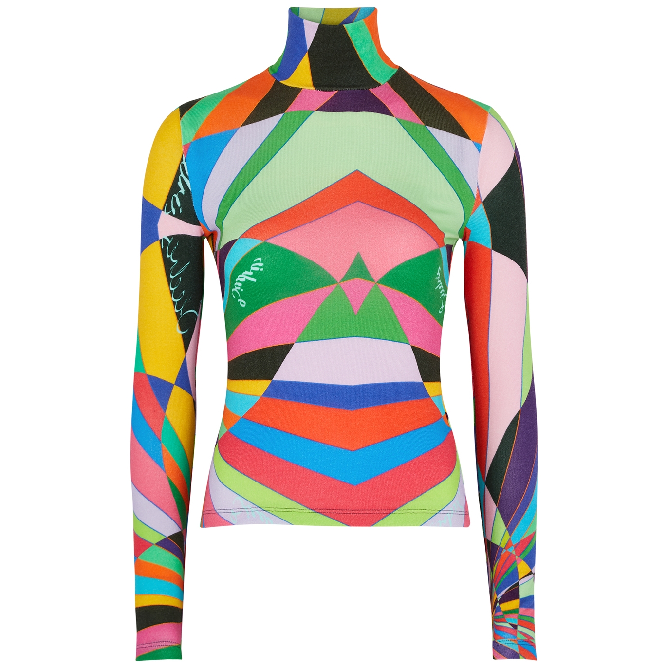 Siedres Cody Printed Stretch-jersey Top - Multicoloured - XS