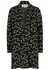 Moxie black wool-blend jacquard coat - Diane von Furstenberg