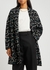 Moxie black wool-blend jacquard coat - Diane von Furstenberg