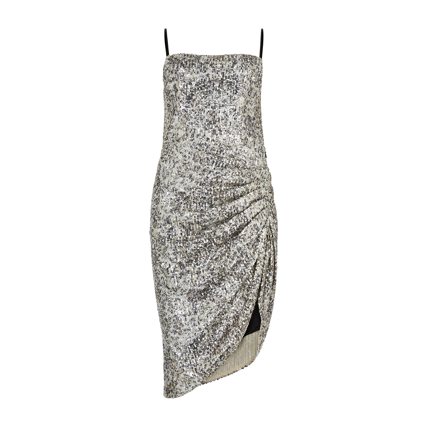 IN The Mood For Love Osbourne Leopard-print Sequin Dress - XS