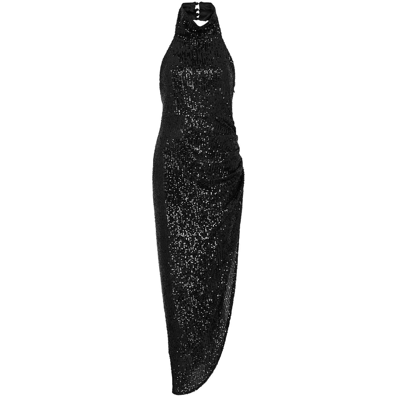IN The Mood For Love Marissa Black Sequin Halterneck Dress - S