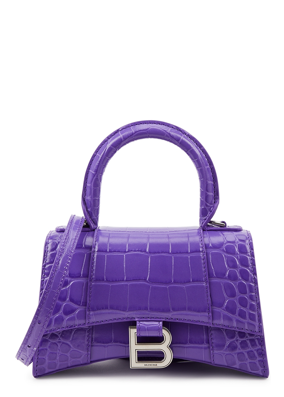 Purple Hourglass XS shoulder bag Balenciaga  Vitkac France