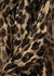 Brentley leopard-print chiffon blouse - Alice + Olivia