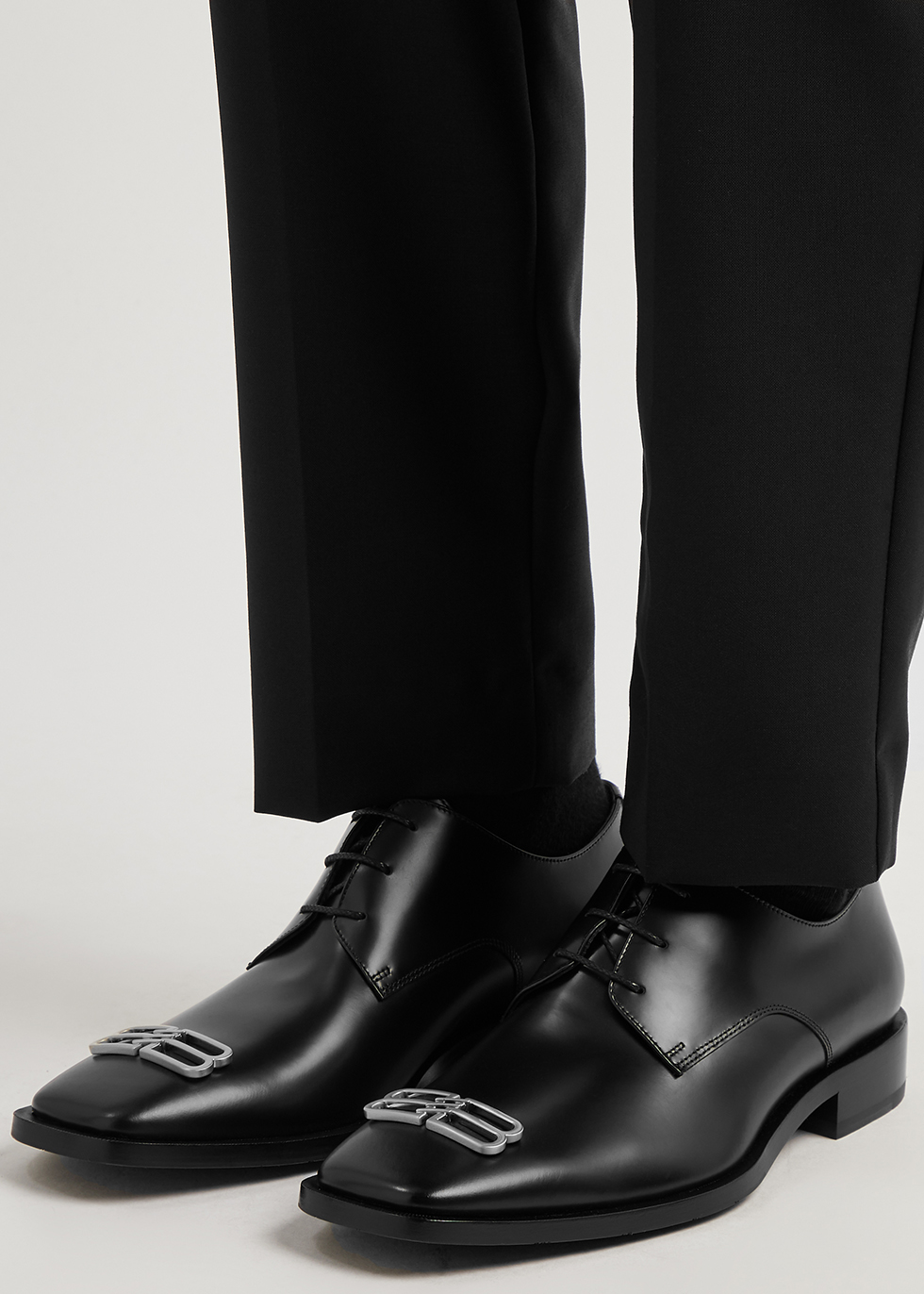 Balenciaga  Shoes  Balenciaga Black Oxford Shoes With Silver Hardware   Poshmark