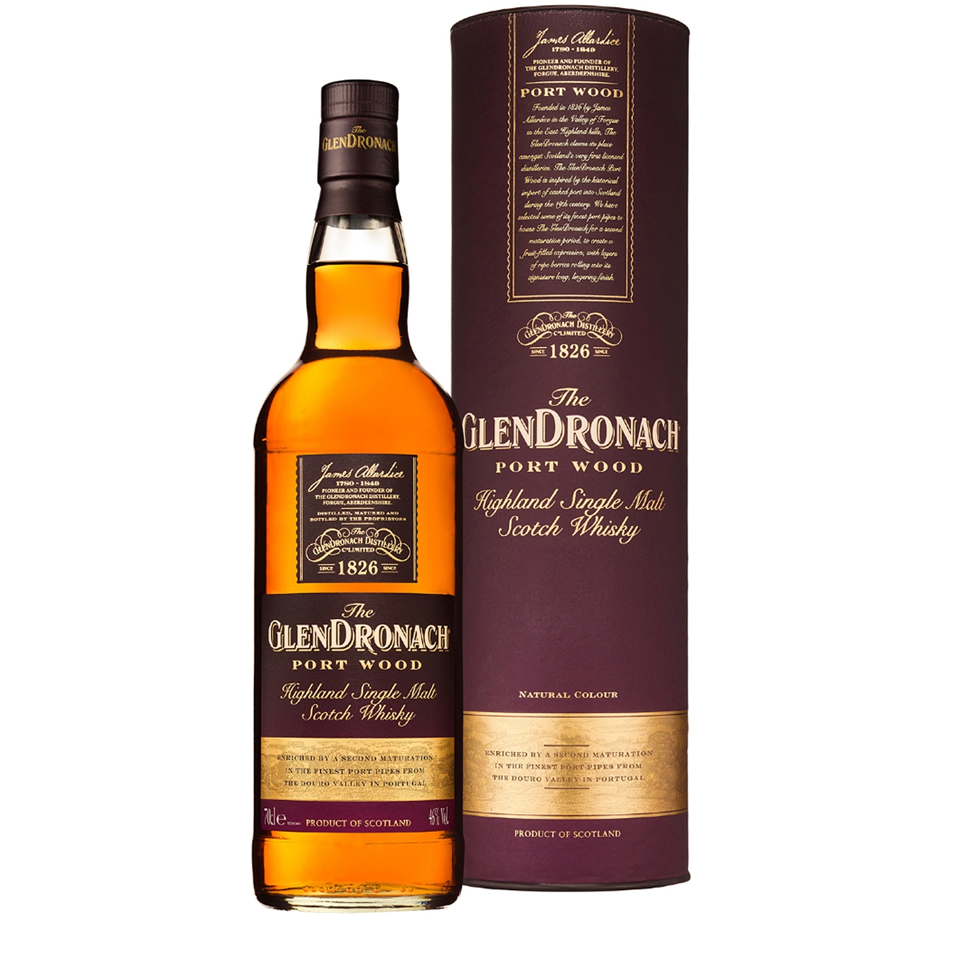 GlenDronach Port Wood Single Malt Scotch Whisky
