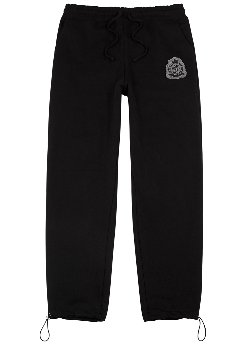 BENJART Black logo cotton sweatpants - Harvey Nichols