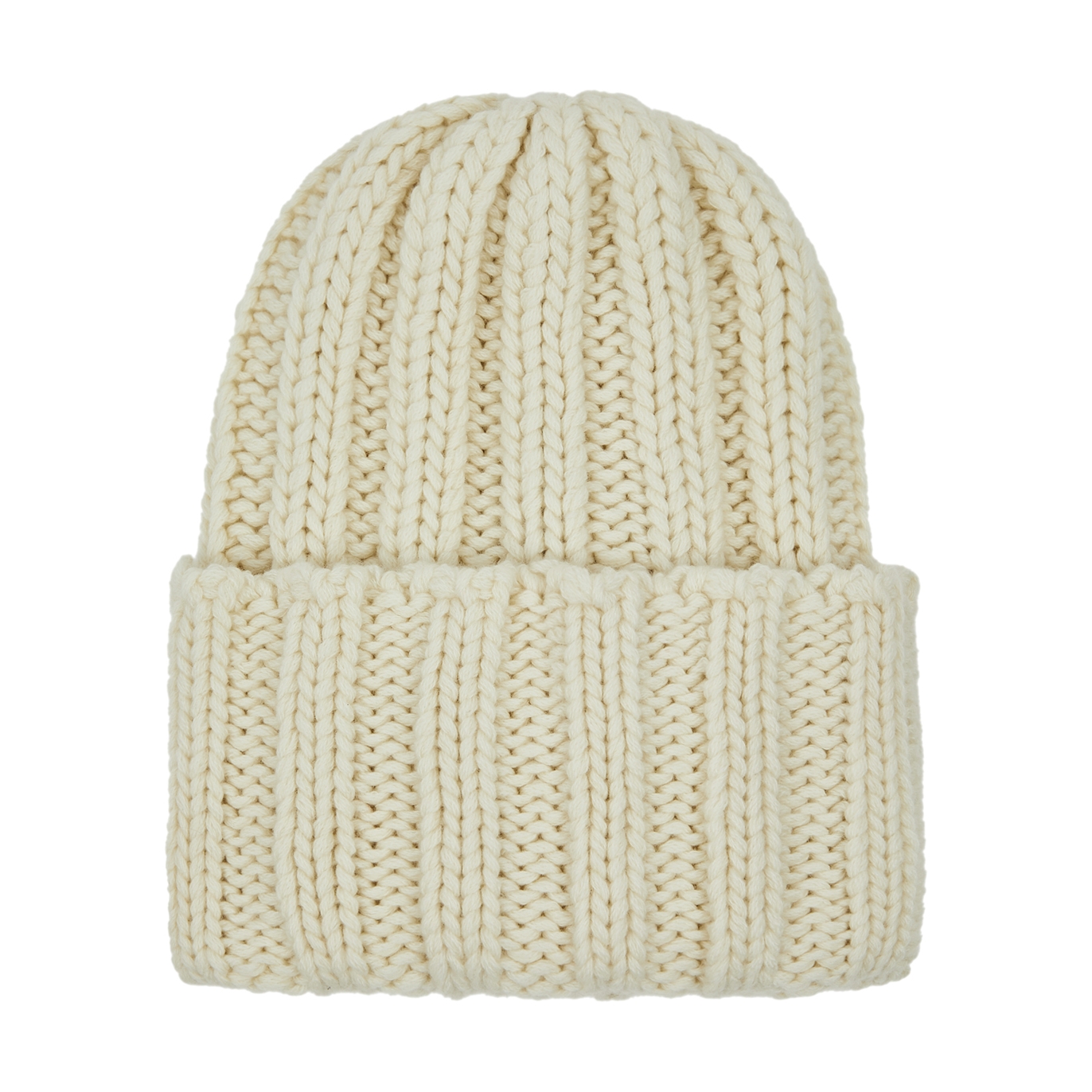 Inverni Chunky-knit Ribbed Cashmere Beanie