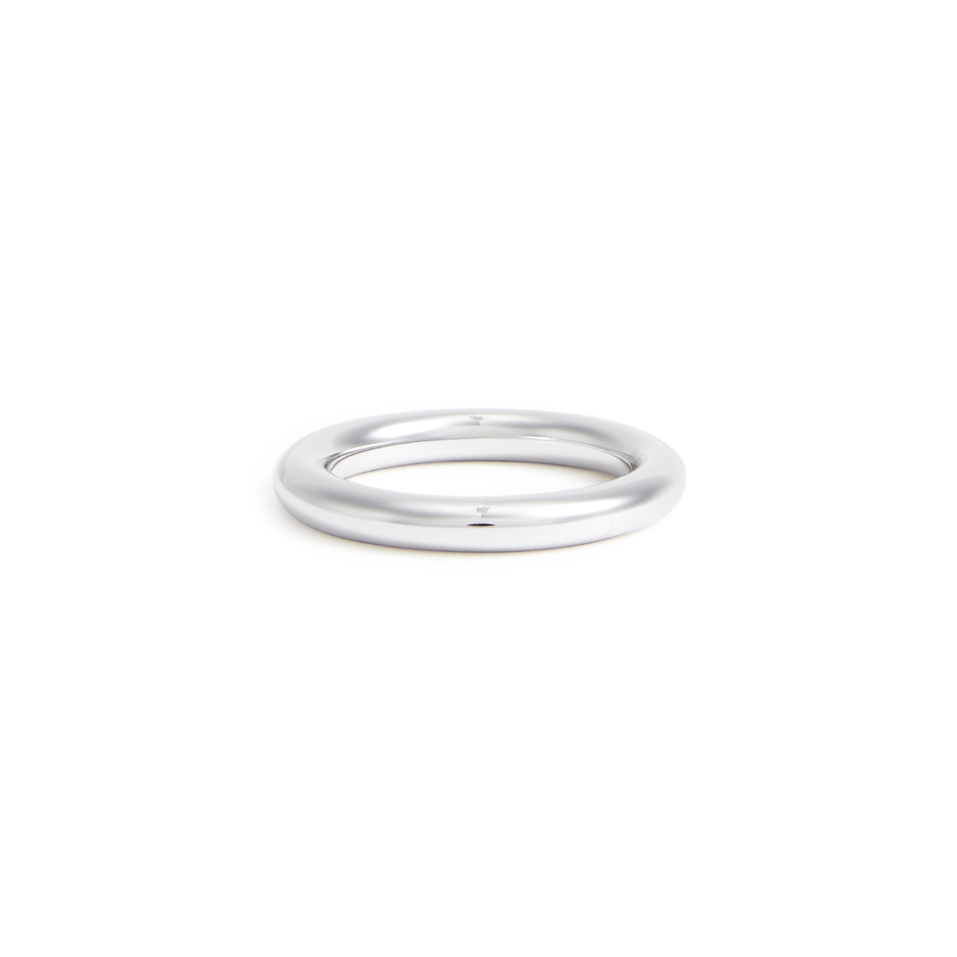 Tom Wood Cage Band Sterling Silver Ring In Metallic