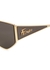 Black D-frame sunglasses - Fendi