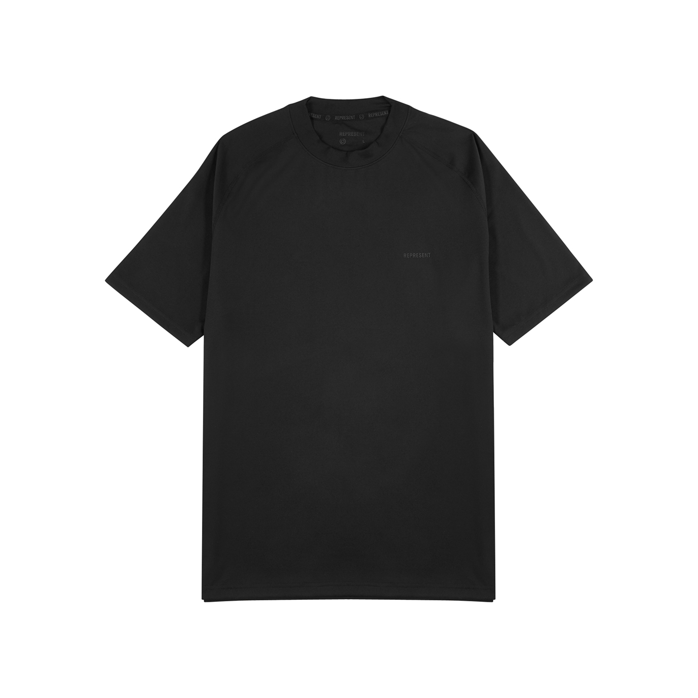 Represent 247 Essential Stretch-jersey T-shirt - Black - S