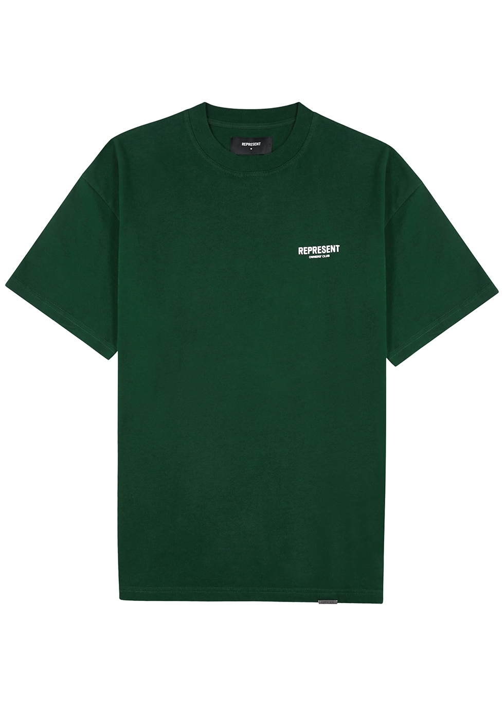 Represent Owners Club green cotton T-shirt - Harvey Nichols