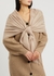 Toosh Lisse light brown cashmere shawl - Denis Colomb