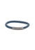Navy braided leather bracelet - Tateossian