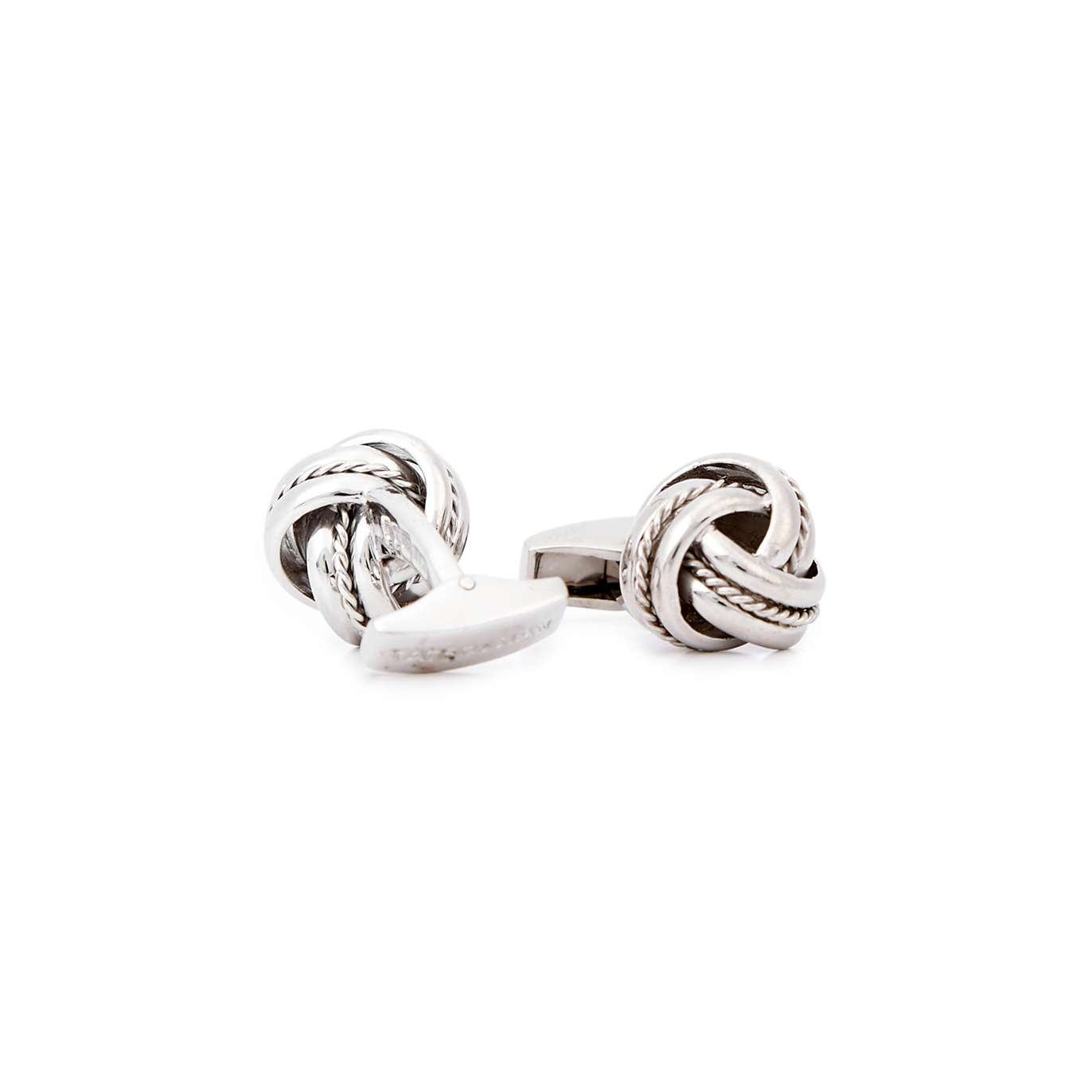 Tateossian Classic Knot Sterling Silver Cufflinks