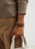 Chelsea double-wrap brown leather bracelet - Tateossian
