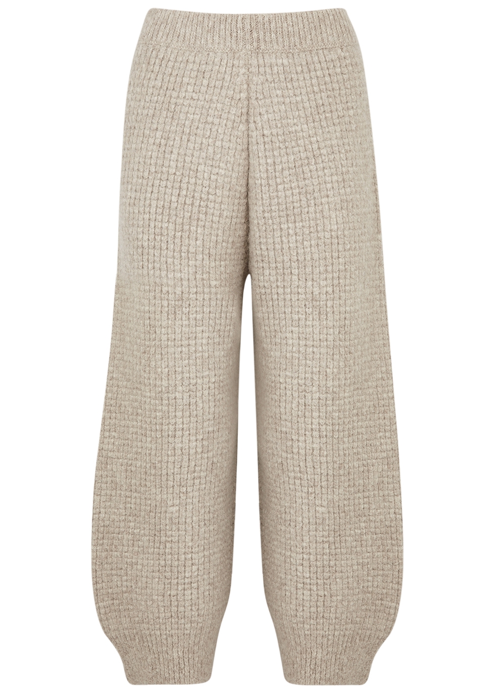 Lauren Manoogian Waffle-knit alpaca-blend trousers