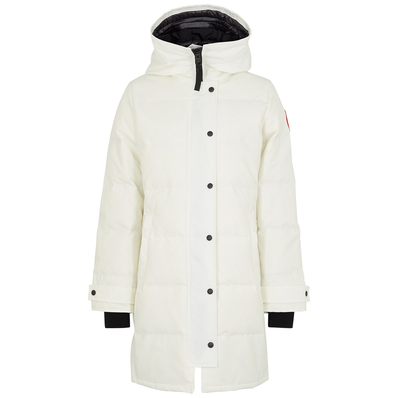 Shop Canada Goose Shelburne Hooded Arctic-tech Parka, White, Parka, Coat