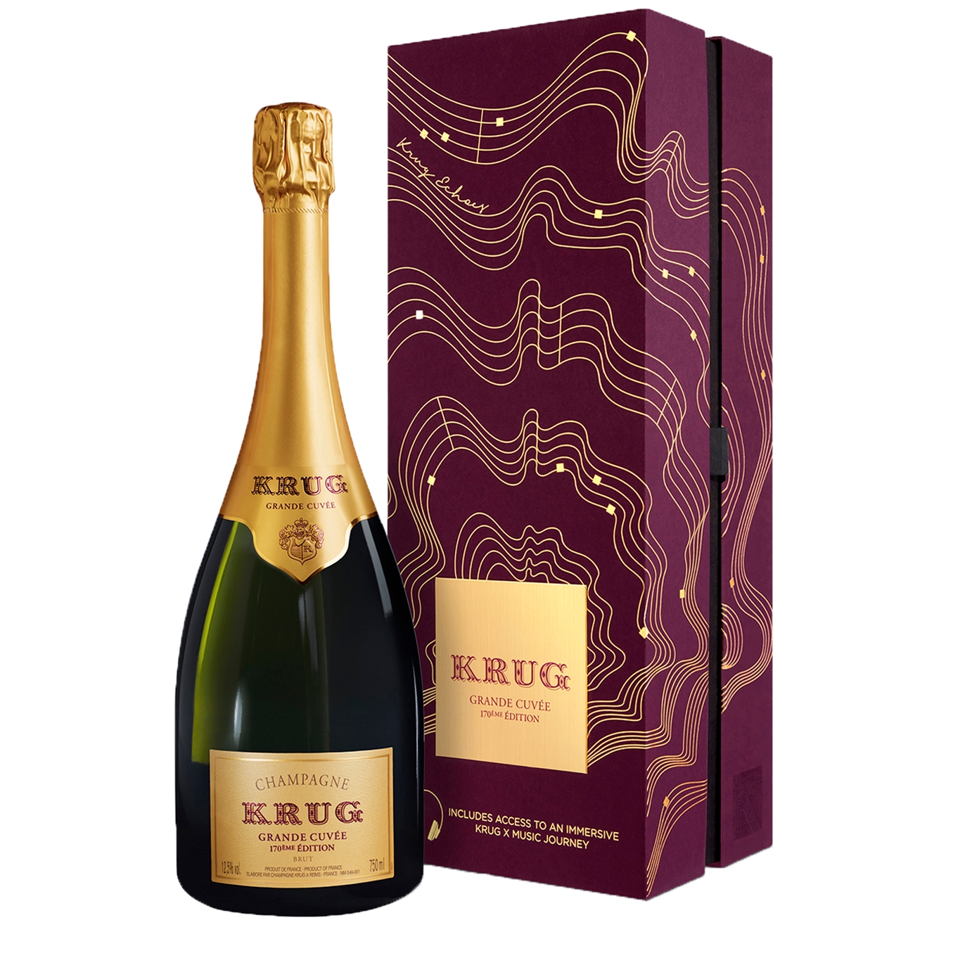 Krug Grande Cuvée Champagne NV - 170ème Édition Echoes Gift Box Sparkling Wine