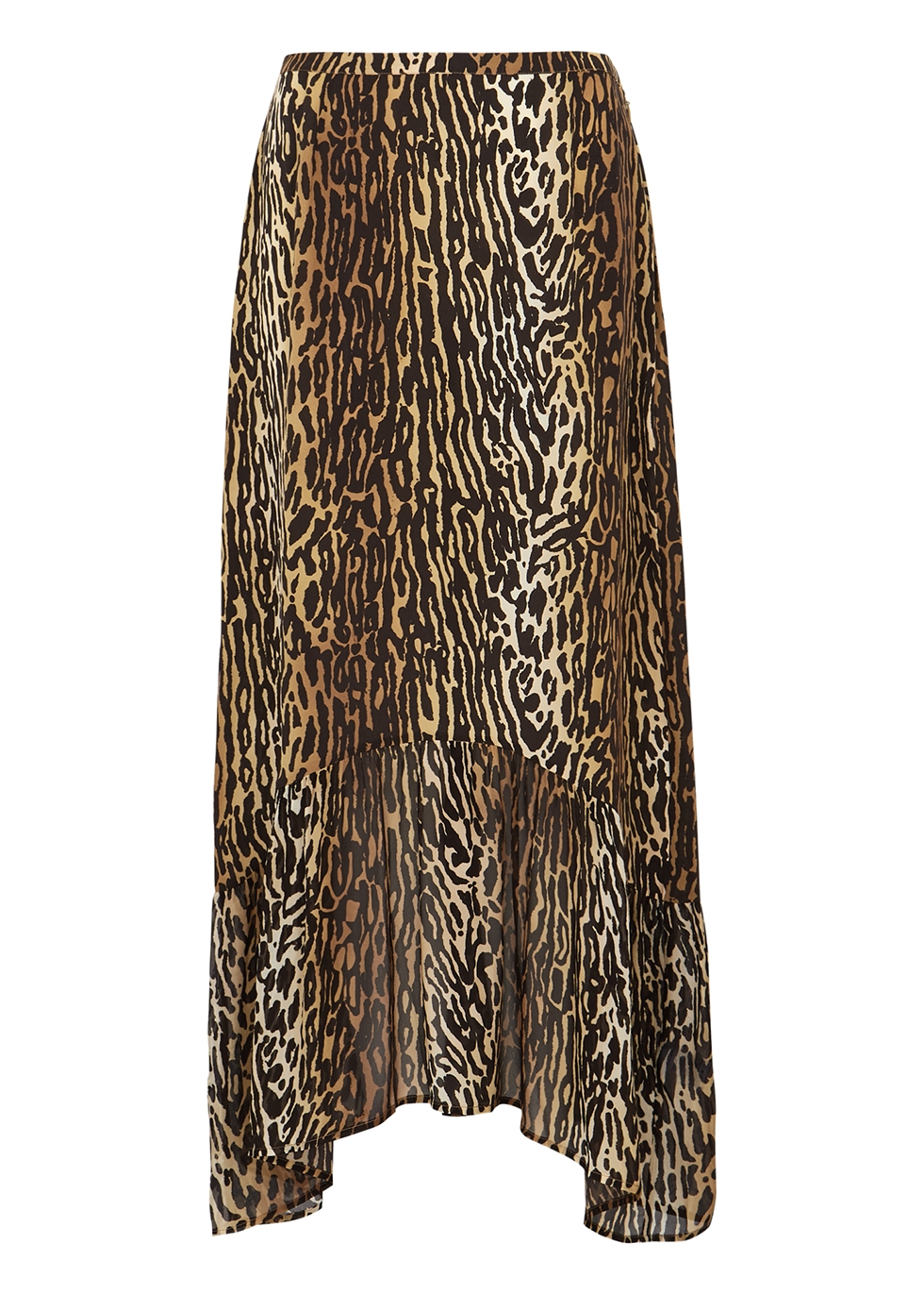 Rixo Leandra leopard-print silk midi skirt - Harvey Nichols