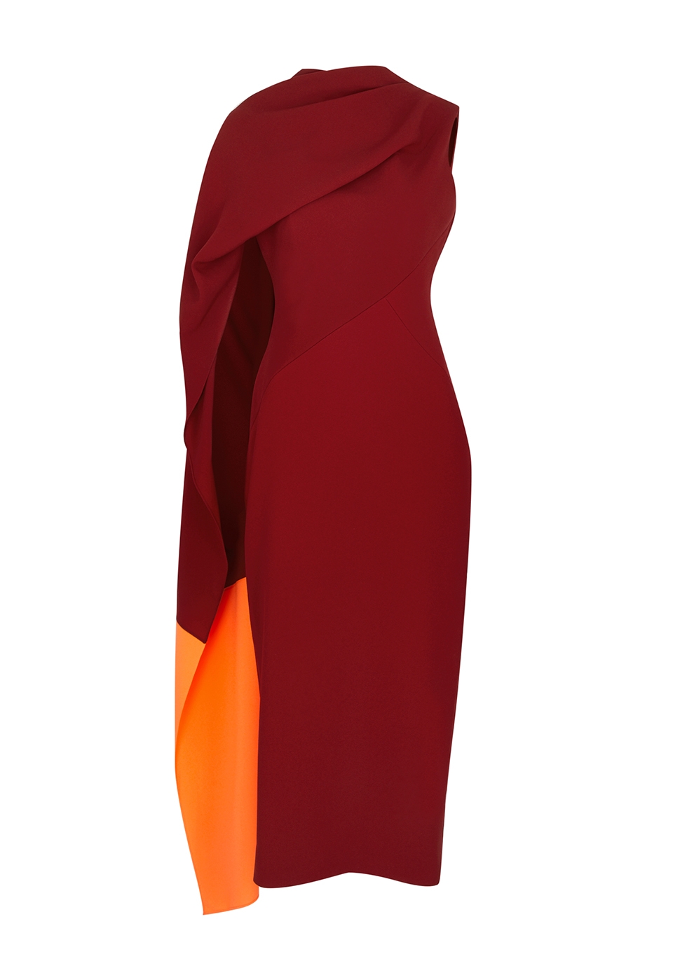 Roksanda Edith cape-effect midi dress - Harvey Nichols
