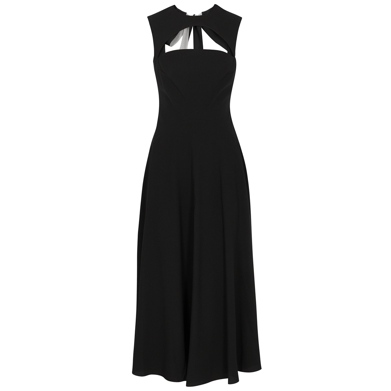 Roksanda Cut-out Midi Dress In Black