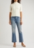 Vivian cropped bootcut jeans - Khaite