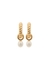 Treasures Rope Pearl 18kt gold-plated hoop earrings - Daisy London