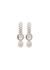 Treasures Rope Pearl sterling silver hoop earrings - Daisy London