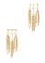 Stelline embellished fringed drop earrings - Rosantica