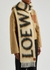 Logo-intarsia wool-blend scarf - Loewe