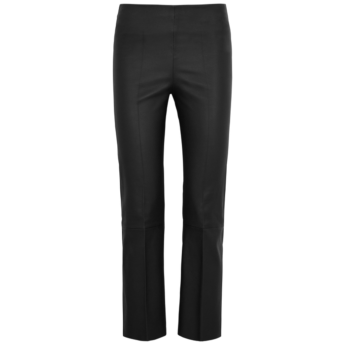 BY MALENE BIRGER BY MALENE BIRGER FLORENTINA CROPPED LEATHER LEGGINGS